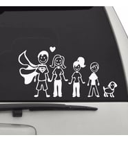 Aile Baba Anne Kız Erkek çocuk Sticker