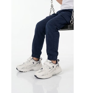 Cool Beyaz Fileli Hafif Esnek Unisex Çocuk Spor Ayakkabı Terra F