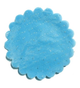 Organze taşlı mavi 26cm p100-