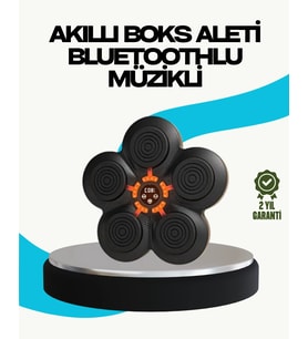 Mey İthalat® Ev Tipi Akıllı Boks Duvar Paneli Müzikli Bluetoothlu Refleks Geliştirme