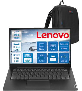 Lenovo V14 Gen4 Iru Intel Core I7 13620H 8gb 1tb SSD Freedos Intel® UHD Graphics 14 Inç Fullhd Taşınabilir Bilgisayar 83A000GDTRF03 + Zetta Çanta