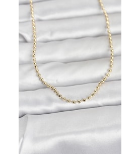 CM 14K Gold Renk Top Zincirli Model 60 cm Kadın Kolye 5886 - HPSBYI6772-6861