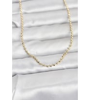 CM 14K Gold Renk Top Zincirli Model 60 cm Kadın Kolye 5886 - HPSBYI6772-6861