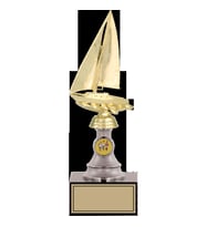 ODAK KUPA - Figürlü Kupalar - Yelken Figürlü Kupalar FG-010 C - 28 cm