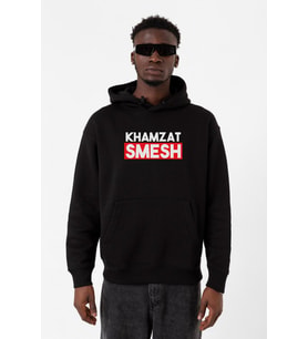 Khamzat Chimaev Smesh Siyah Erkek 3ip Kapşonlu Sweatshirt