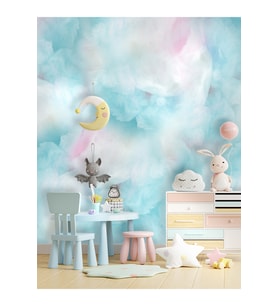 Dreamwall 3D Taş Kuaför Desenli Isı Ve Ses Yalıtımlı Sağlıklı Tekstil Duvar Kağıdı (Çok Renkli)