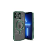 Apple İphone 15 Pro Kılıf Kross Magneticsafe Kapak - Koyu Yeşil