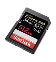 SanDisk Extreme Pro SDSDXXY-512G-GN4IN Class 10 UHS-I U3 V30 512 GB Hafıza Kartı - Outlet (Siyah)