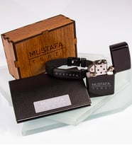 Kişiye Özel Zippo Model Çakmak Kartvizitlik Ve Deri Erkek Bileklik 107013