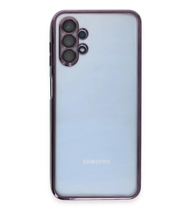 Durukar® Samsung Galaxy A13 4G Kılıf Lensli Silikon - Mor