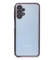 Durukar® Samsung Galaxy A13 4G Kılıf Lensli Silikon - Mor