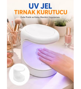 Kalıcı Oje Kurutucu Mini UV Işınlı Taşınabilir Hızlı ve Pratik Oje Kurutucu Yeni Nesil
