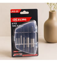 Ters Klavuz Uç Vida Çıkarıcı Seti 6 Parça (3-22 mm)