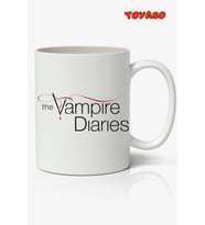 The Vampire Diaries Temalı Beyaz Kupa Bardak Arkadaşa Sevgiliye Hediye