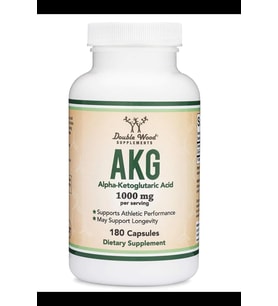 Double Wood  Alpha-Ketoglutaric Acid (AKG) 1000mg 180 Capsul. Usa Version.3736 (Renksiz)