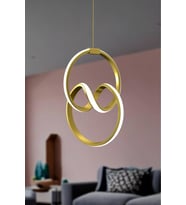 Emily Eskitme Tekli Sarkıt Led Beyaz Işık Ultra Ledli Salon Mutfak Oda Hol Ledli Avize