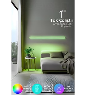 Şerit LED Rgb Tak Çalıştır Kumandalı Led Strip Tube lambader elite