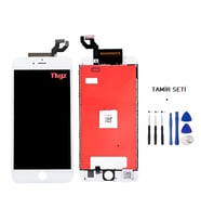 Tkgz - iPhone 6S PLUS Uyumlu Lcd Ekran Dokunmatik -A- Kalite (LW MARKA) BEYAZ + TAMİR SETİ