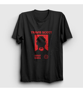 Presmono Unisex Siyah Space Astroworld Travis Scott T-Shirt 43266tt
