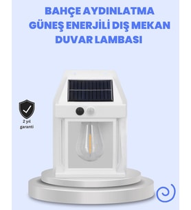 Northcity IP65 Su Geçirmez Güneş Paneli Dış Mekan Lamba - Yağmur, Kar ve Yüksek Sıcaklığa Dayanıklı Aydınlatma
