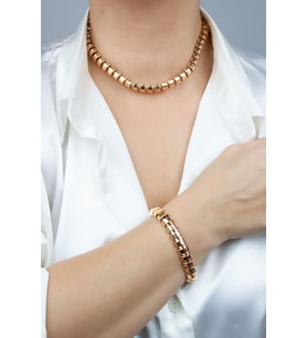 Gold Kolye Bileklik Set