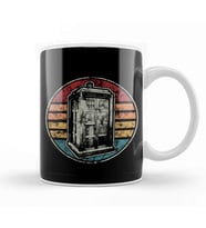 Vintage Police Box Kupa Bardak Porselen