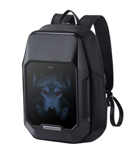 Divoom Pixoo Cyberbag Piksel Led Ekranlı Sırt Çantası, Siyah