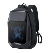 Divoom Pixoo Cyberbag Piksel Led Ekranlı Sırt Çantası, Siyah
