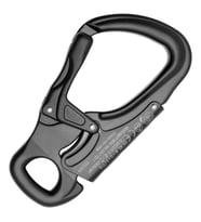 KONG Tango Double Gate – Alüminyum Çift Kapılı Geniş Açıklıklı Karabina (EN 12275 / EN 362 / UIAA Sertifikalı) Black (Siyah)