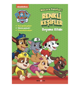 Paw Patrol Macera Kaşifleri Renkli Keşifler Boyama Kitabı