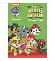 Paw Patrol Macera Kaşifleri Renkli Keşifler Boyama Kitabı