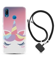 Huawei P20 Lite Mate 10 20 Lite Pro P40 Lite KılıfBoyun Askılı Silikon Sweety Unicorn 1737