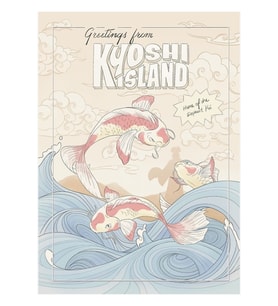 Kyoshi Adası Seyahat Poster Tablo Ahşap Poster Dekoratif