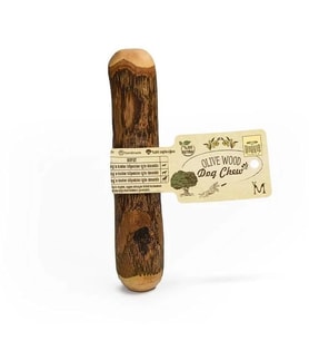 Doğal Zeytin Ağacı Çiğnenebilen Köpek Oyuncağı M 14 x 2,5 cm 15 kg