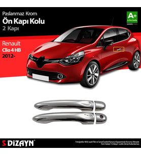 Renault Clio 4 HB Krom Ön Kapı Kolu 2 Kapı 2012-2019