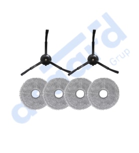 Roborock Q REVO PRO-S-MAXV Uyumlu 2 Yan Fırça 4 Mop PKT-iasgf0000570