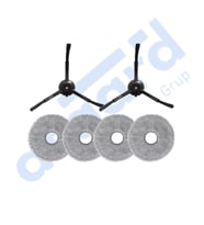 Roborock Q REVO PRO-S-MAXV Uyumlu 2 Yan Fırça 4 Mop PKT-iasgf0000570