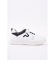 Siyah Günlük Spor Sneaker Ayakkabı (Beyaz-Siyah)