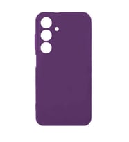 Galaxy S24 Kılıf Lüx Kamera Koruma Çıkıntılı Soft Silikon (Mor)