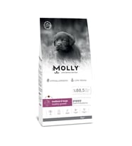 Molly Orta ve Büyük Irk Yavru Köpek Maması Kuzulu & Yaban Mersinli 2 Kg (Beyaz)