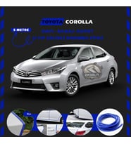 Toyota Corolla Oto Araç Kapı Koruma Fitili 5metre Parlak Mavi Renk