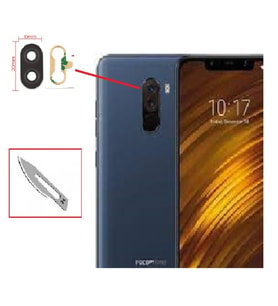 Tkgz Xiaomi POCOPHONE F1 Arka Kamera CAM Lensi + Bistüri Ucu