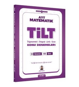 Mert Hoca Yayınları AYT Tilt Trigonometri İntegral Limit Türev 30'lu Deneme