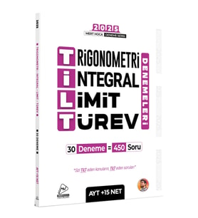 Mert Hoca Yayınları AYT Tilt Trigonometri İntegral Limit Türev 30'lu Deneme 2025