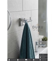 BANYO İKİLİ BORNOZ ASKILIĞI KROM