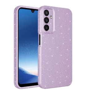 Galaxy A24 Kılıf Kamera Korumalı Simli Lüks Zore Koton Kapak