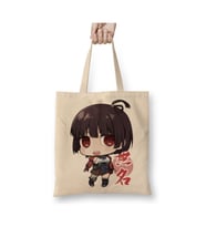 Mumei Koutetsujou No Kabaneri Beyaz Bez Çanta Uzun Saplı Alışveriş Çantası Plaj Çantası