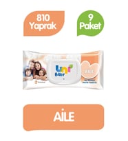 Uni Baby Aile Islak Havlu Mendil 90x9 810 Yaprak
