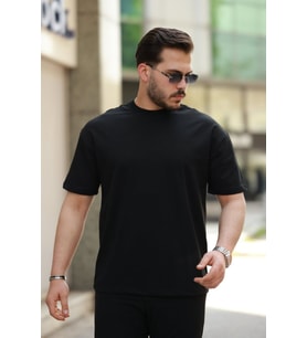 Erkek Kısa Kollu Basic Oversize Tshirt