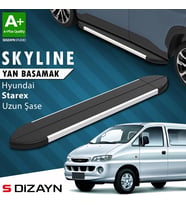 Hyundai H-1 Starex Uzun Şase Skyline Aluminyum Yan Basamak 213 Cm 1998-2007 A+ Kalite